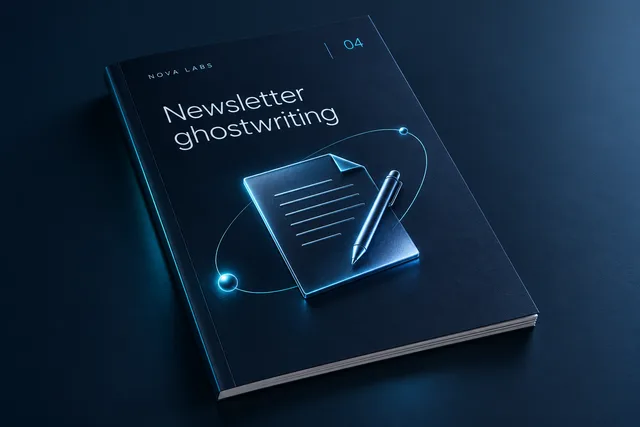 Newsletter ghostwriting playbook cover