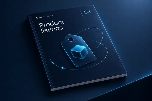 Product descriptions & listings playbook cover