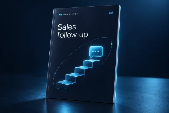 Sales follow-up playbook cover