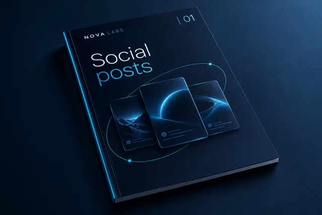 Social posts for local businesses playbook cover